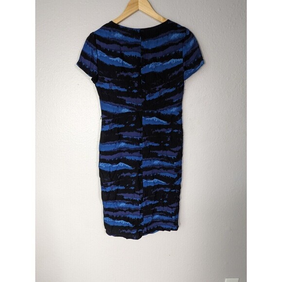 Tory Burch Kaoy Landscape Silk Shift Dress Size 6 - Picture 2 of 7